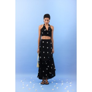 Arpyes Daisy Black Maxi Φούστα
