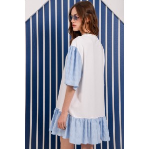 Arpyes Vamos Light Blue Mini Φόρεμα