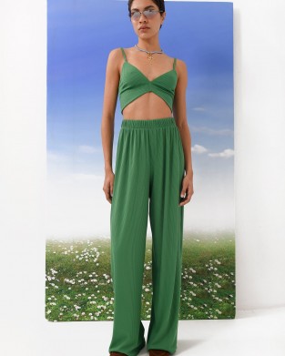 Arpyes Tanned Green Παντελόνι