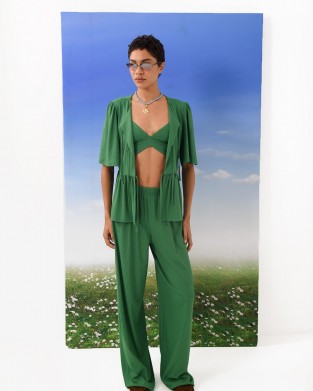 Arpyes Tanned Green Παντελόνι