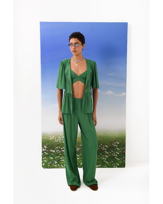 Arpyes Tanned Green Παντελόνι