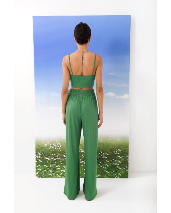 Arpyes Tanned Green Παντελόνι