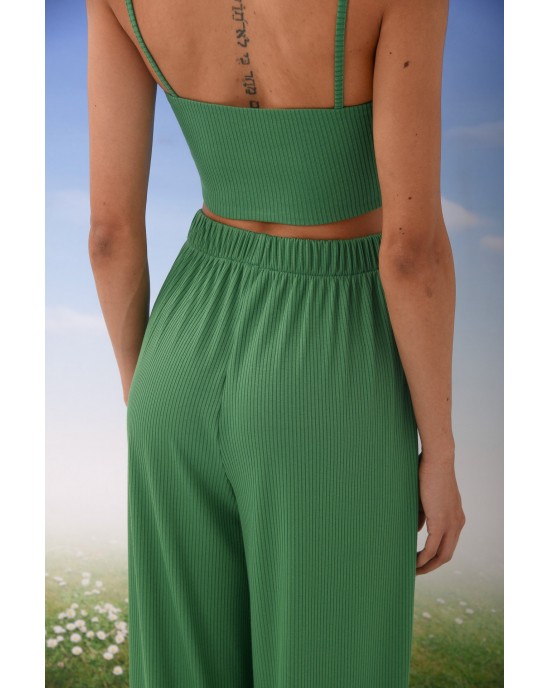 Arpyes Tanned Green Παντελόνι