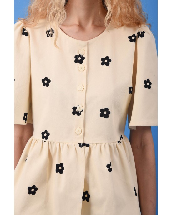 Arpyes Daisy Gabardine Black Μπλούζα