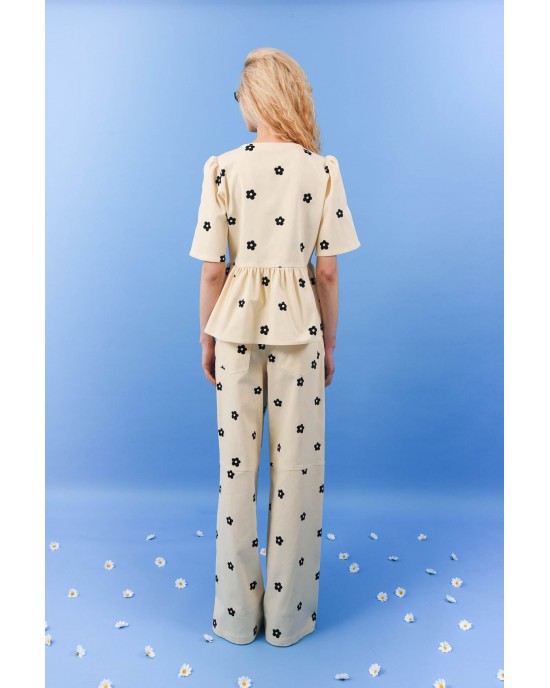 Arpyes Daisy Gabardine Black Μπλούζα