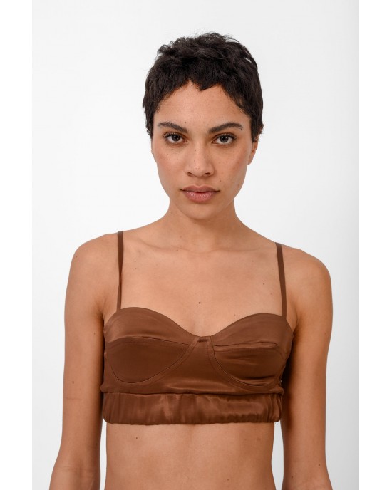 Arpyes Mellow Bra Brown Τοπ