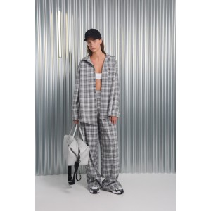 Arpyes Fortune Grey Check Παντελόνι