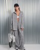 Arpyes Fortune Grey Check Παντελόνι