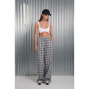 Arpyes Fortune Grey Check Παντελόνι