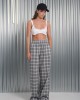 Arpyes Fortune Grey Check Παντελόνι