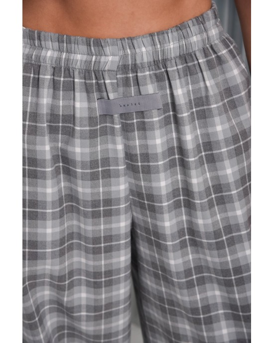 Arpyes Fortune Grey Check Παντελόνι