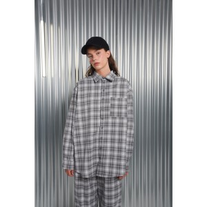 Arpyes Fortune Grey Check Πουκάμισο