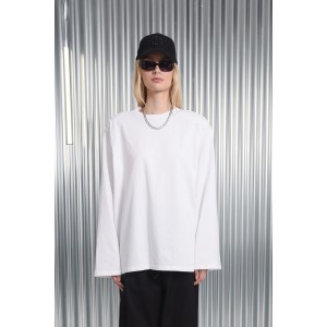 Arpyes Yoru White Long-Sleeve Μπλούζα