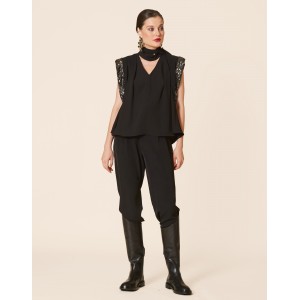 Avant Garde Sleeveless Black/Black Μπλούζα