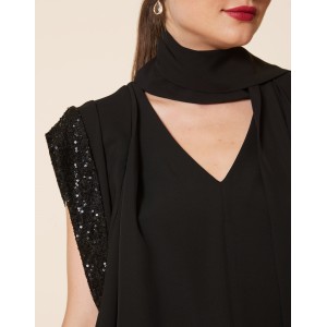 Avant Garde Sleeveless Black/Black Μπλούζα