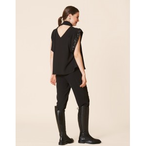 Avant Garde Sleeveless Black/Black Μπλούζα