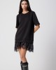 Avant Garde Jersey Mini Black With Lingerie Details Φόρεμα Avant Garde Jersey Mini Black With Lingerie Details Φόρεμα