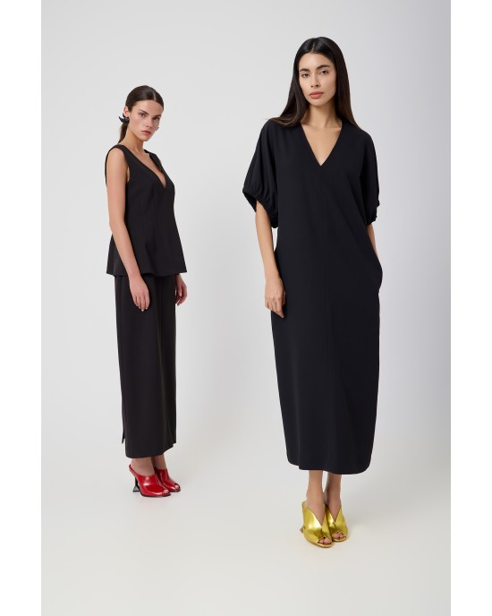 Avant Garde Midi Oversized Black Φόρεμα Avant Garde Midi Oversized Black Φόρεμα