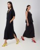 Avant Garde Midi Oversized Black Φόρεμα Avant Garde Midi Oversized Black Φόρεμα