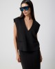 Avant Garde Heavy Weight Jersey Black Sleeveless Μπλούζα & Φούστα Avant Garde Heavy Weight Jersey Black Sleeveless Μπλούζα & Φούστα