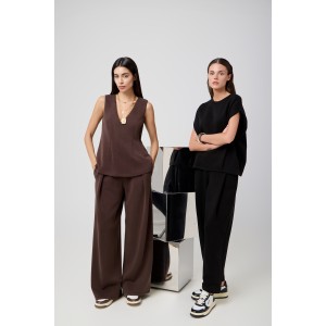 Avant Garde Heavy Weight Jersey Black Μπλούζα & Παντελόνι