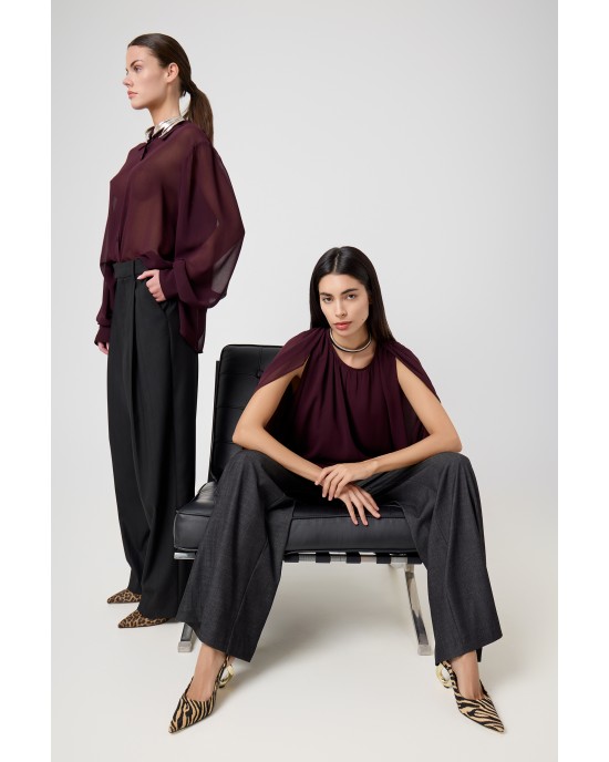 Avant Garde Loose Fit Burgundy Μπλούζα Avant Garde Loose Fit Burgundy Μπλούζα