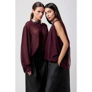 Avant Garde Loose Fit Burgundy Μπλούζα Avant Garde Loose Fit Burgundy Μπλούζα