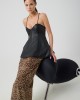 Avant Garde Faux Leather Black Μπλούζα Avant Garde Faux Leather Black Μπλούζα