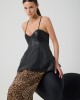 Avant Garde Faux Leather Black Μπλούζα Avant Garde Faux Leather Black Μπλούζα