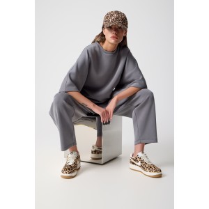 Avant Garde Heavy Weight Jersey Oversized Grey Μπλούζα