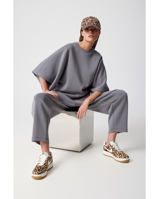 Avant Garde Heavy Weight Jersey Oversized Grey Μπλούζα Avant Garde Heavy Weight Jersey Oversized Grey Μπλούζα