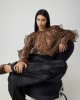 Avant Garde Ruffles Animal Print Μπλούζα Avant Garde Ruffles Animal Print Μπλούζα