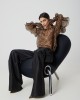 Avant Garde Ruffles Animal Print Μπλούζα Avant Garde Ruffles Animal Print Μπλούζα
