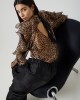 Avant Garde Ruffles Animal Print Μπλούζα Avant Garde Ruffles Animal Print Μπλούζα