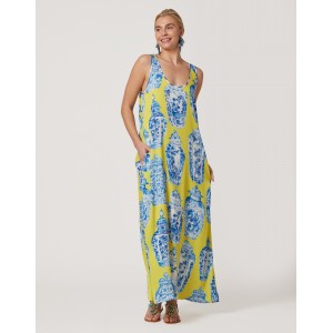 Avand Garde Sleeveless Printed Maxi Φόρεμα