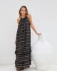 Avant Garde Striped Black/Gold Φόρεμα