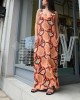 Avant Garde Pink/Peach Sleeveless Φόρεμα