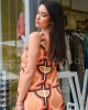 Avant Garde Pink/Peach Sleeveless Φόρεμα