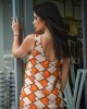 Avant Garde Peach/Pink Sleeveless Φόρεμα