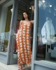 Avant Garde Peach/Pink Sleeveless Φόρεμα
