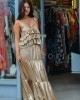 Avant Garde Foil Gold Set Cami Top & Maxi Φούστα