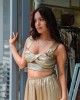 Avant Garde Foil Gold Crop Τοπ