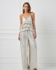 Avant Garde Foil Silver Set Cami Top & Παντελόνι