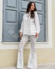 Avant Garde Lace Ecru Παντελόνι