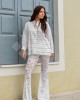 Avant Garde Lace Ecru Παντελόνι