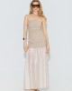 Avant Garde Strapless Maxi Taupe Φόρεμα