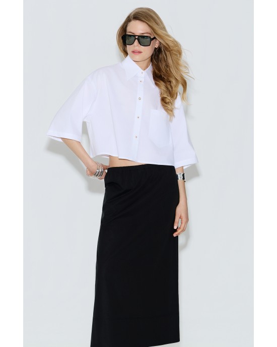 Avant Garde Straight Cut Black Φούστα