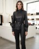 Avant Garde Mock-Neck Black Μπλούζα