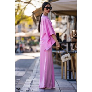 Avant Garde Satin Peony Pink Μπλούζα