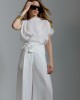 Avant Garde Linen-Effect Set Μπλούζα & Παντελόνι